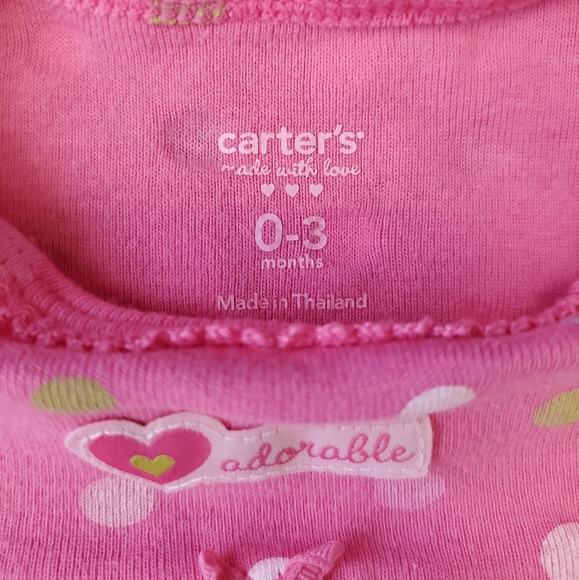 Carter's Baby Longsleeve Sleep Sack Outfit Size 0-3m - Picture 4 of 4